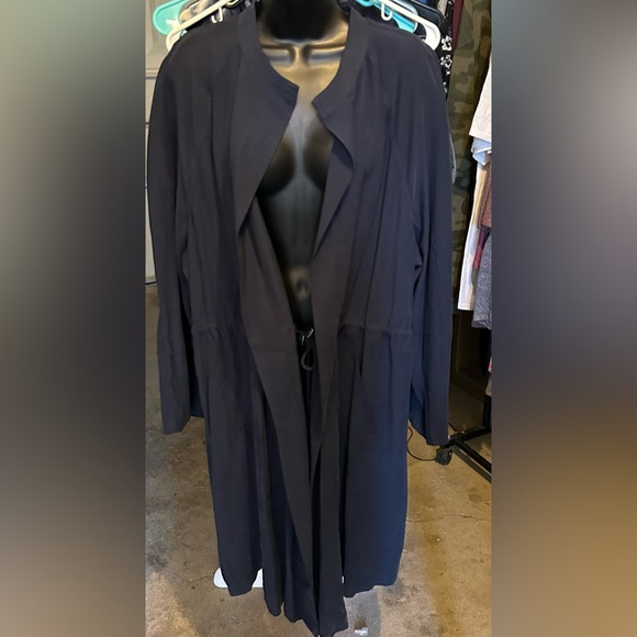 Lane Bryant Coat Twill Utility Duster - Picture 2 of 8